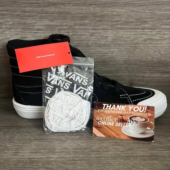 Vans Sk8-Hi Pro BMX Demolition Black White Size 7.5 Men's 9 Women's NWOB - Picture 5 of 8